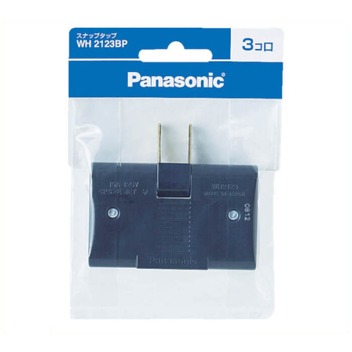 Panasonic　スナップタップ　3コ口　ブラック