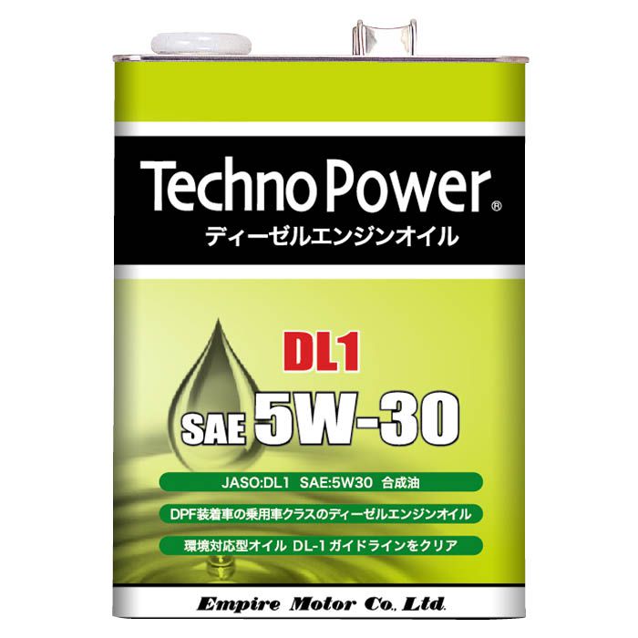 TechnoPower テクノパワーエンジンオイル　DL1　5W30　4L TP-L4201