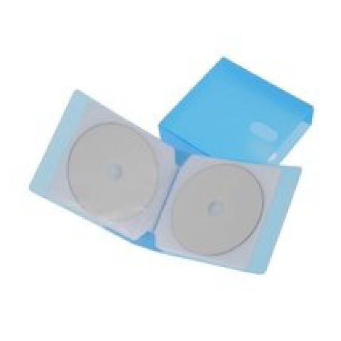 CD/DVDファイルケース24 ブルー OA-RCFC-24A
