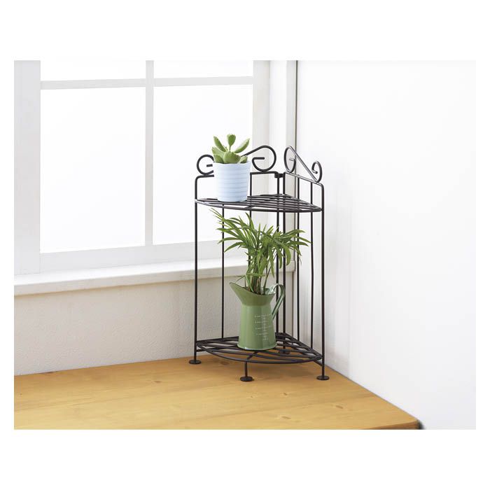 インテリアガーデンスタンド コーナー 小 コーナー2段の通販 ホームセンターナフコ 公式通販