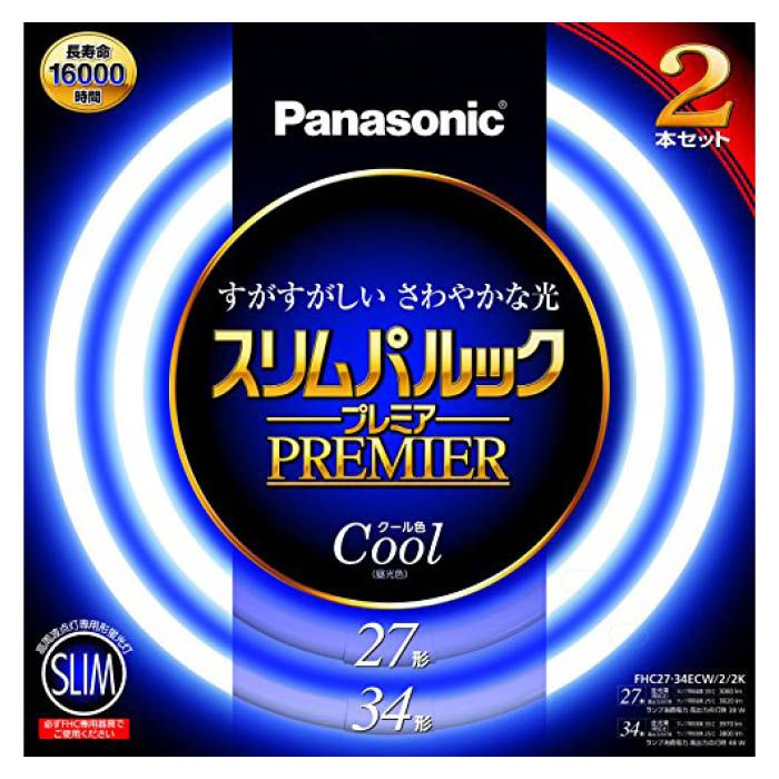 Panasonic (パナソニック) スリムパルック27/34Wクール色 FHC2734ECW22K