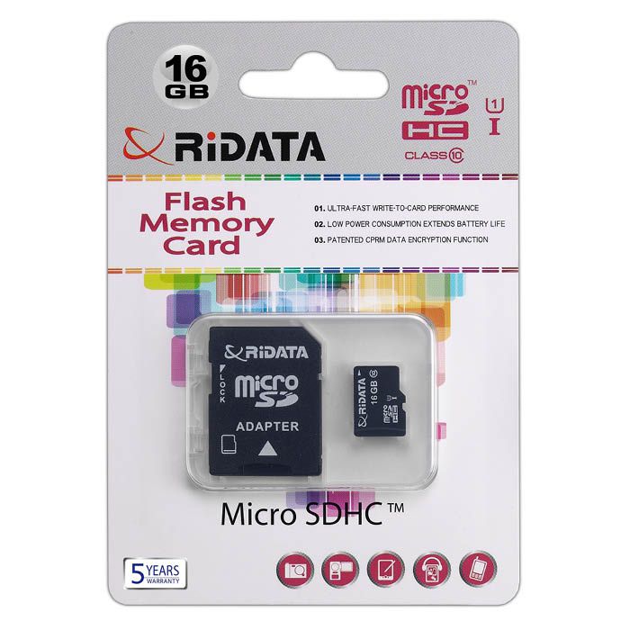 RiDATA 16GB UHS-I対応マイクロSDHCカード microSDHC16GB CLASS10 UHSI