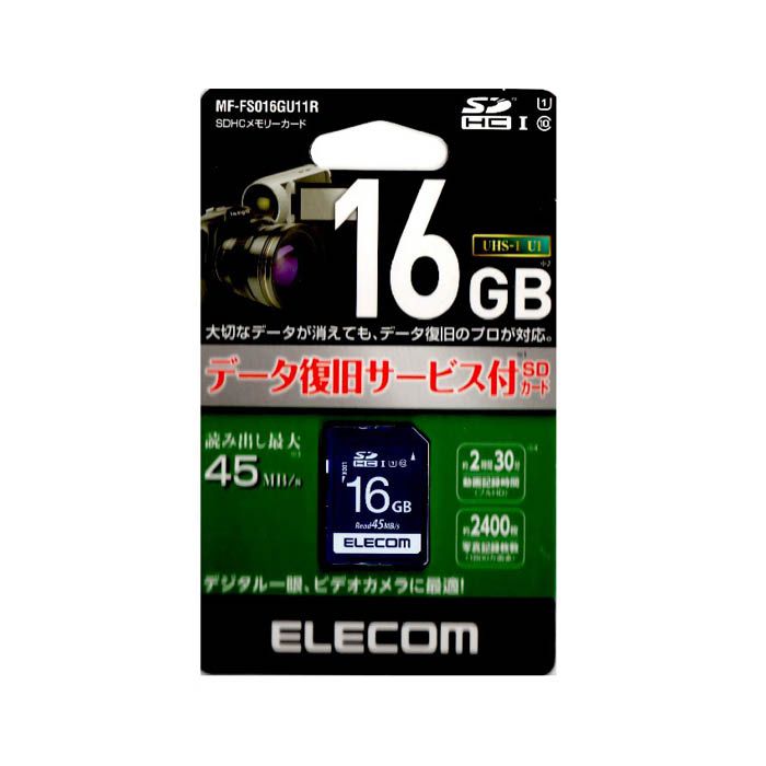 ELECOM SDHCカード FS016GU11R
