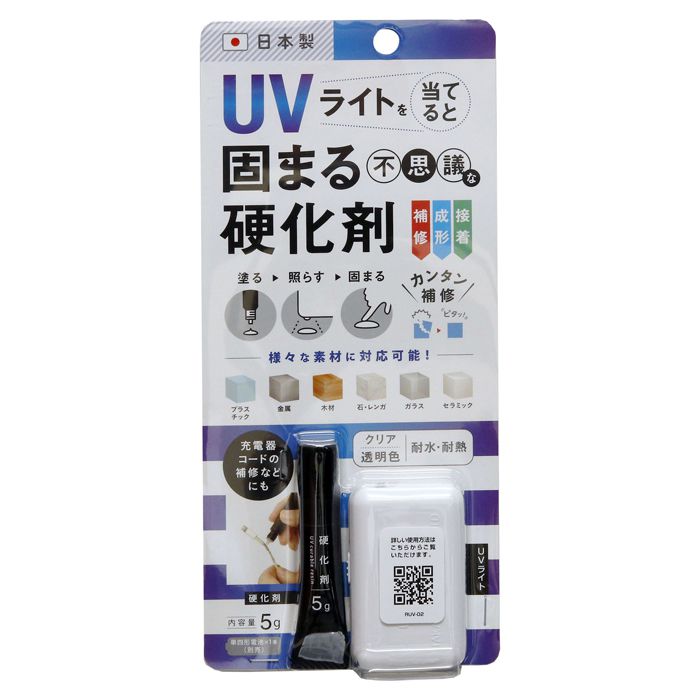 UVパテシリーズ UVを当てると固まる硬化剤 RUV-02