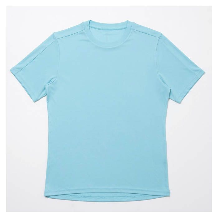 ナフコ ウィメンズコンプレッションクルーネックTシャツ W-3 MINT BLUE