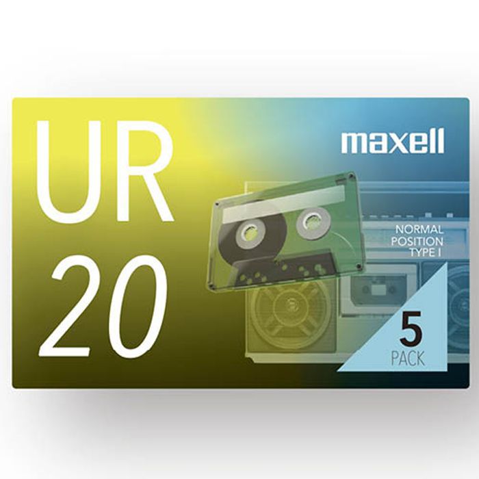 マクセル カセットテープ(20分5P) UR-20N-5P