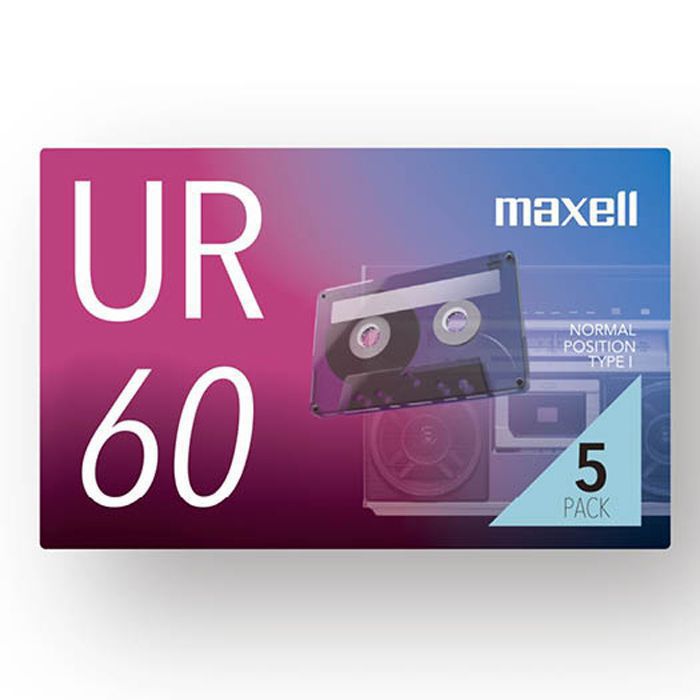 マクセル カセットテープ(60分5P) UR-60N-5P