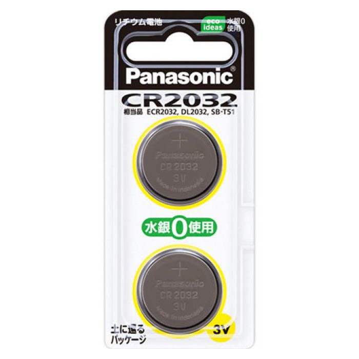 Panasonic (パナソニック) コイン形リチウム電池2P CR20322P