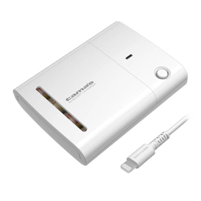 多摩 電池式スマホ充電器 Iphone用 Td48lwの通販 ホームセンターナフコ 公式通販
