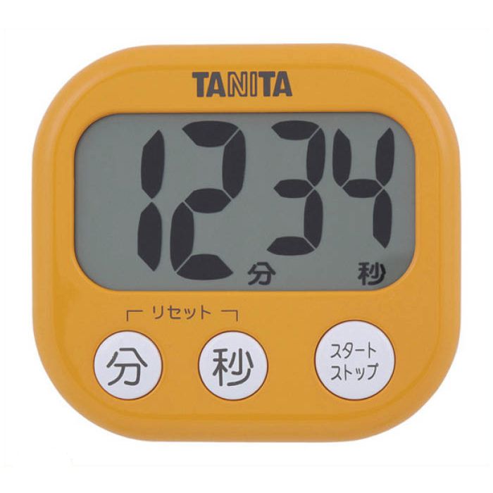 タニタ デカ見えタイマー TD-384オレンジ
