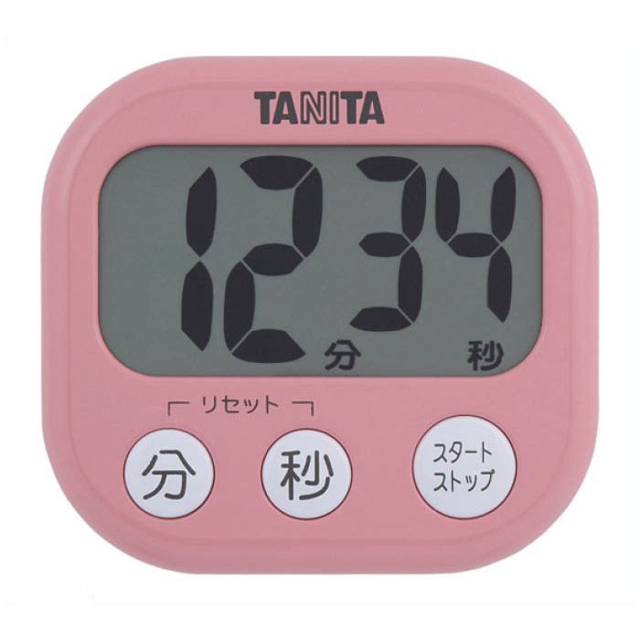 タニタ デカ見えタイマー TD-384ピンク