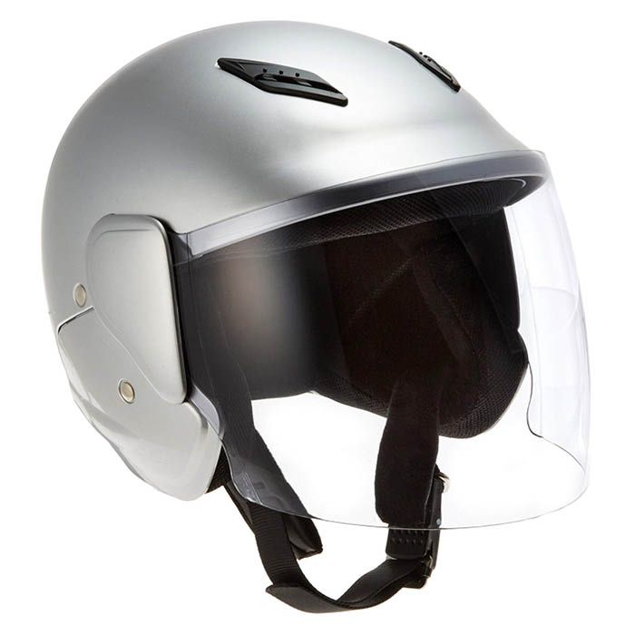 セミジェットヘルメット NT-007 シルバーの通販｜ホームセンターナフコ【公式通販】
