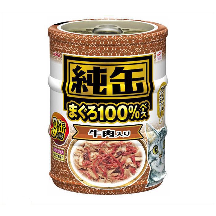 アイシア 純缶ミニ3P　牛肉入り 65g×3P