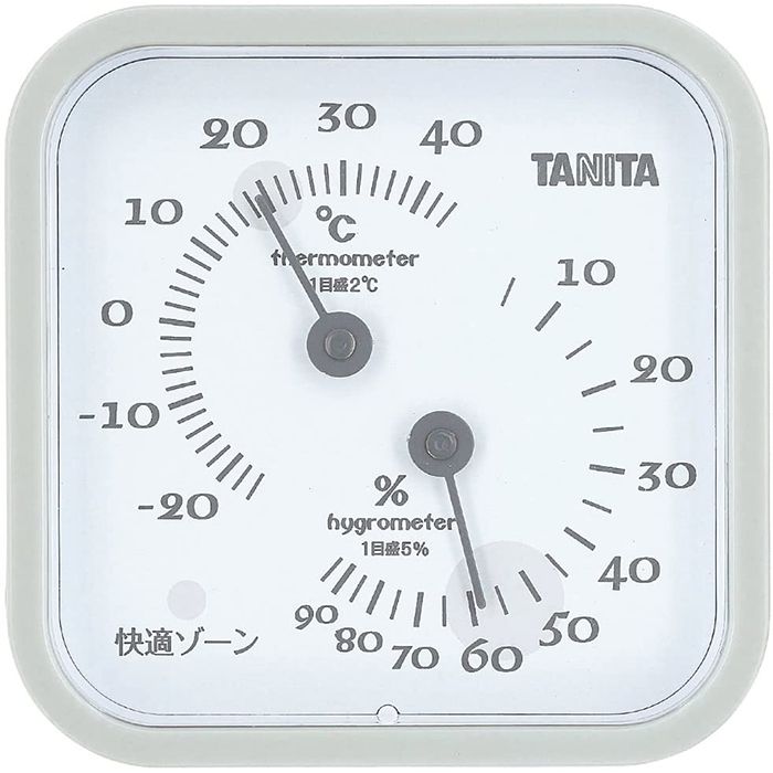 タニタ アナログ温湿度計 TT557GY