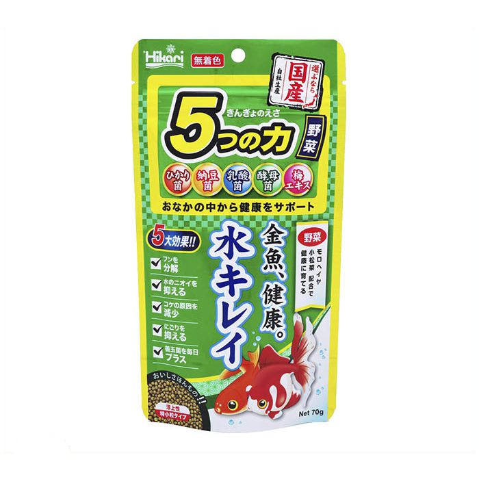 キョーリン きんぎょのえさ5つの力 野菜 70g ホームセンターナフコの公式オンラインストア